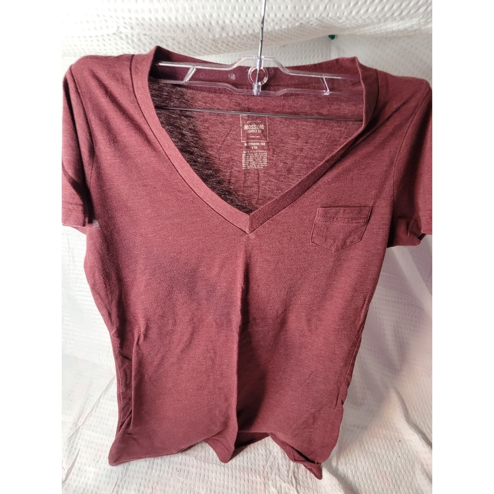 Mossimo Supply Co Boyfriend Tee XS T Shirt Red